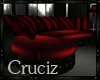 {C} PVC Red sofa set