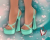 Virgo Green Heels