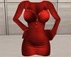 Cuty Dark Red Dress