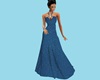 Chloe Diamond Gown Blue