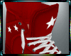 Star Boys Red/W Sneakers