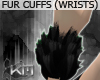 +KM+ Fur Cuffs blk/coal