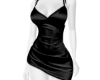 Black Satin Dress.