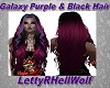 Galaxy Purple&Black Hair