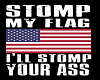 stomp my flag decal
