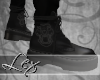 LEX wolf skull boots