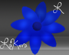 Dark-Blue Hair Flower*L*