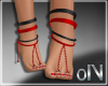 0I BeacHottie Feet -Red