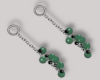 BlackJade Bubble Earr.