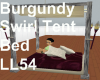 Burgundy Tent Bed