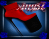 !A! Red & Black Boots