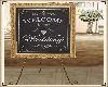 ZY: Wedding Stand Sign