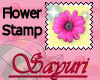 [S] Flower Stamp