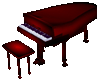 Piano and Rock Music Red