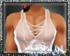MUSCLE TANK SHEER WHT