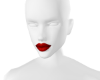 *Dark Red Lipstick*