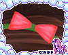 ✿ candy cane bow