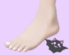 ☽ Feet Nails White