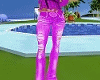 D purple jeans