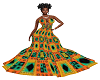 African Print Gown