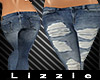 *L* Torn Low Jeans