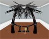 Dark Palm Tree Bench
