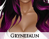 A purple long hair