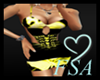 FSA YELLOW SEXY DRESS