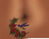 Hummingbirdrose tattoo