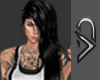 CA☆ STEM HAIR BLACK SX