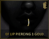 EF Lip Piercing Gold