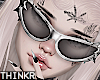 !!! Y2K Glasses Chrome