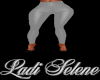 !LS Leather Silver Pants