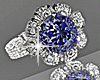 Flower Sapphire Ring
