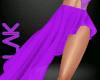 Asymmetric skirt purple