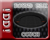 !DD! Round Black Couch 