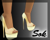 (Sok) Greek gold heels