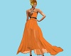 Chloe SL Gown Orange