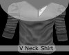 J|Grey V Neck Shirt