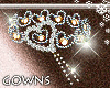 Diamond N Pearl necklace