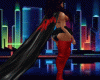Bat Girl Cape Red
