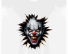 WHITE CLOWN T SHIRT