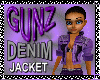 @ Purple Denim Jacket