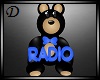 {D} Teddy Radio BLUE 2