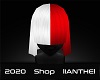 Sia Wig Red n White