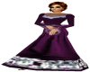 Purple Celtic gown