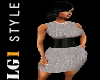 Lt Grey Pinstripe Dress