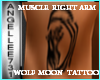 MUSCLE WOLF MOON TAT r