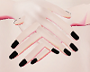 Femboy Hands Black Nails