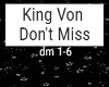 King Von - Don't Miss